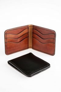 Porte cartes bancaires en cuir