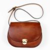 Sac femme à bandoulière "Coeur" tout en cuir