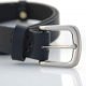 Ceinture en cuir noir "Patrice"