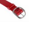 Ceinture - ceinturon rouge en cuir "Claudine"