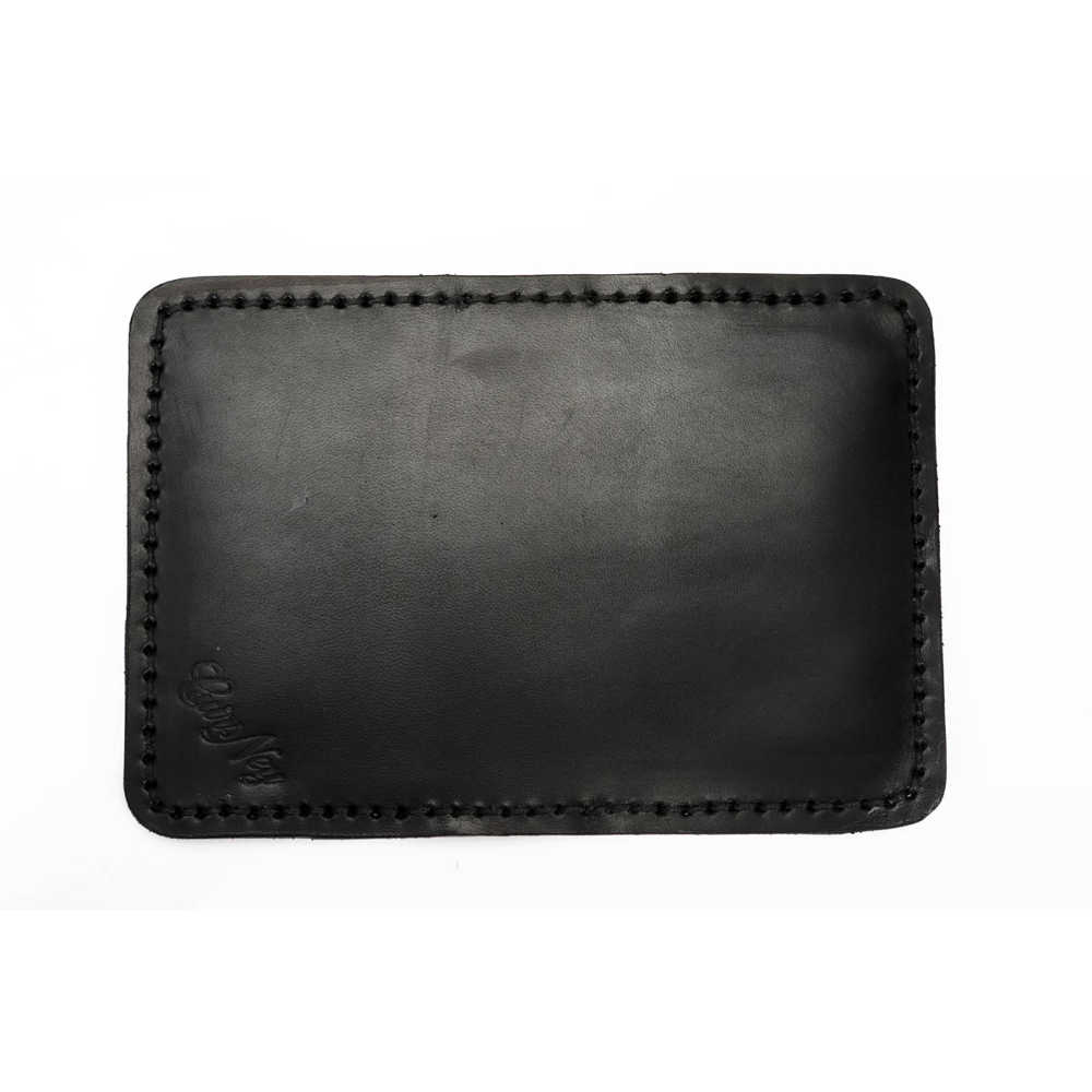 Etui pour carte bancaire en cuir noir by Cuirs Ney - Cuirs Ney