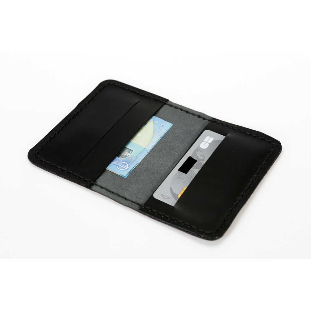 Etui pour carte bancaire en cuir noir by Cuirs Ney - Cuirs Ney