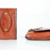 Etui à clés en cuir naturel à mettre à la ceinture