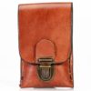 Etui à clés en cuir naturel à mettre à la ceinture