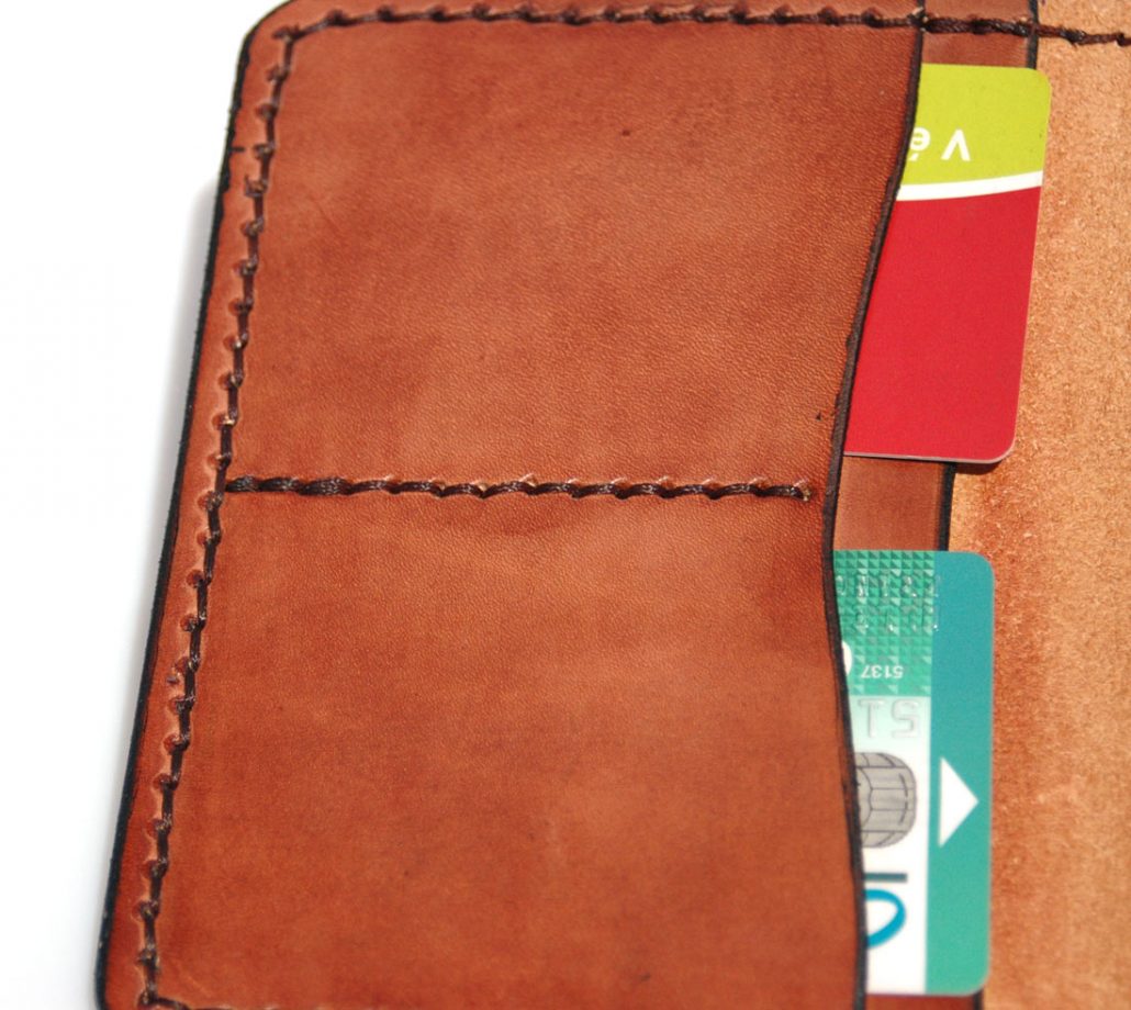 Protège passeport ou permis de conduire en cuir naturel - Cuirs Ney