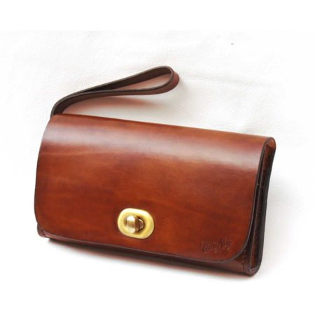 Pochette en cuir pour homme "Nono"