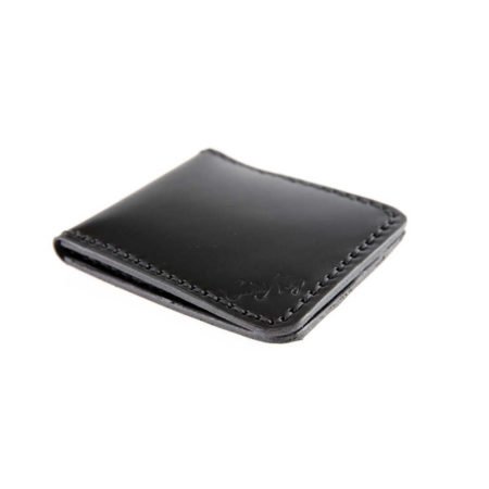 Porte cartes bancaires en cuir noir