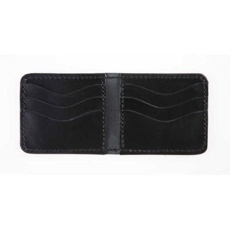 Porte cartes bancaires en cuir noir