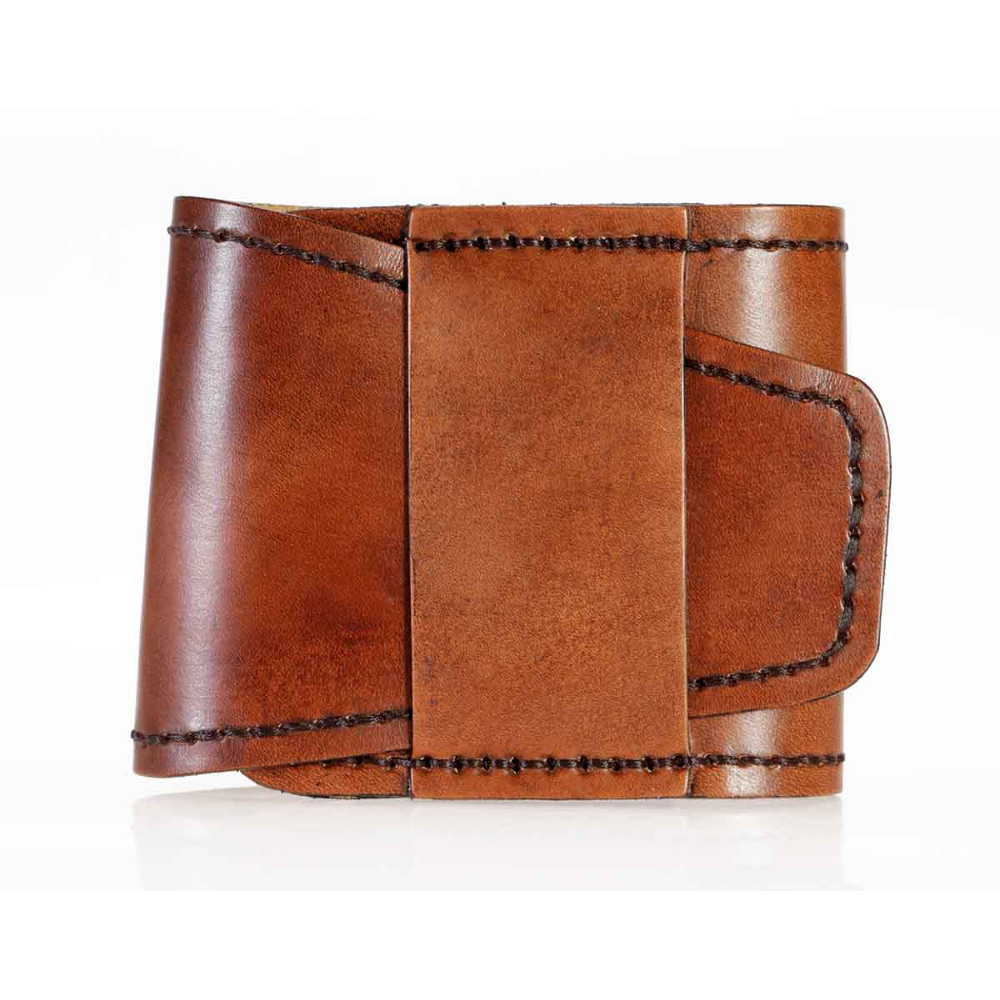 Porte ch quier long pli en cuir naturel Cuirs Ney