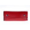 Trousse en cuir rouge