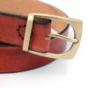 Ceinture en cuir marron "Bernard"