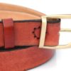 Ceinture en cuir marron "Bernard"