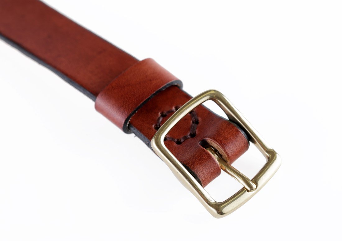 🧑 Ceinture En Cuir Tressé GAP - Marron Et Noir - Taille 20 Enfant/jeunesse - Occasion