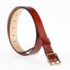 Ceinture marron en cuir "Marc"