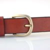 Ceinture marron en cuir naturel "Van"