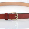 Ceinture marron en cuir naturel "Van"