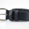 Ceinture noire en cuir "David"