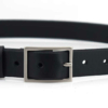 Ceinture en cuir noir "Alain"