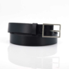 Ceinture en cuir noir "Alain"