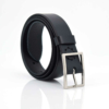 Ceinture en cuir noir "Alain"