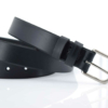 Ceinture noire en cuir "Van"