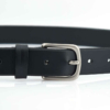 Ceinture noire en cuir "Van"