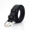 Ceinture noire en cuir "Gérard"