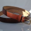 Ceinture en cuir naturel marron "Marie"