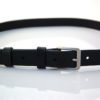 Ceinture en cuir noir "Cathy"