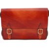 Besace - cartable en cuir "Lauv" à bandoulière