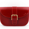 Sac en cuir rouge "Jolysa"