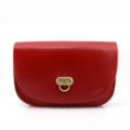 Sac en cuir rouge pour femme "Pom"