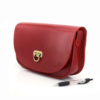 Sac en cuir rouge pour femme "Poma"