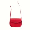 Sac en cuir rouge à bandoulière "Cerise" pour femme