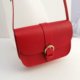 Sac rouge en cuir pour femme à bandoulière "P'tit Marn"