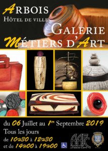 Galerie Métiers d'Art - été 2019