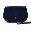 Petit sac bleu marine en cuir avec bandoulière "Ema"