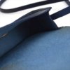 Petit sac bleu marine en cuir avec bandoulière "Ema"