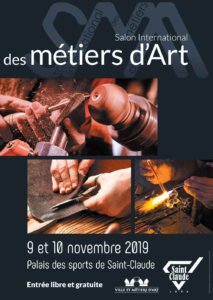 Salon des Métiers d'Art à Saint-Claude, les 9 et 10 novembre 2019