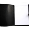 Protège document noir en cuir - format A4