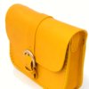 Sac jaune en cuir pour femme à bandoulière "P'tit Marn"