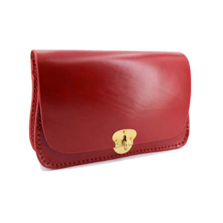 Sac "age" en cuir pour femme - rouge