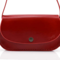 Sac en cuir rouge ava