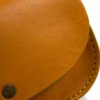 Sac jaune moutarde en cuir avec bandoulière "Ava"
