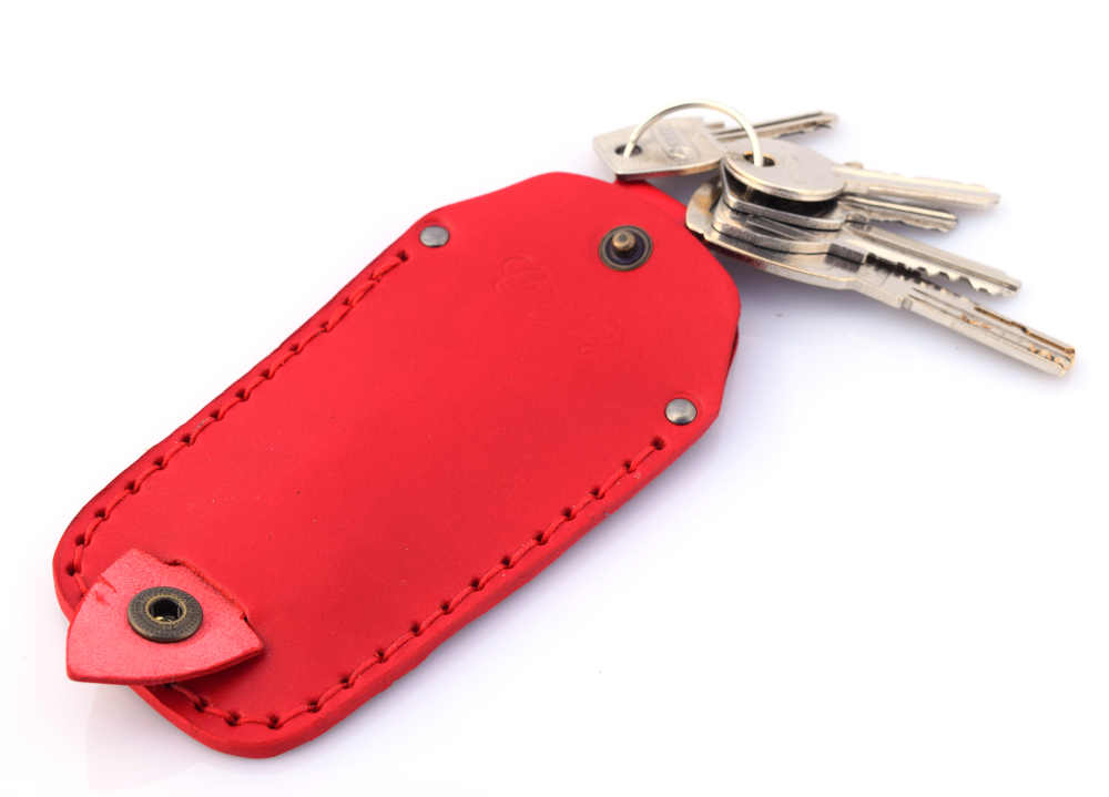 Etui porte-clé en cuir R6303 Rouge 