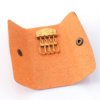 Porte-clés en cuir naturel - 4 attaches