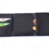 Portefeuille noir en cuir by "les Cuirs Ney"