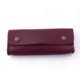 Trousse en cuir - rouge Bordeaux - by "Les Cuirs Ney"