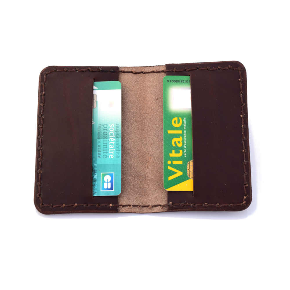 Porte-cartes En Cuir Marron Ingersoll - Réf. 01-2475BR - Neuf Avec étiquettes - Pour Cartes De Crédit, Identité, Visite
