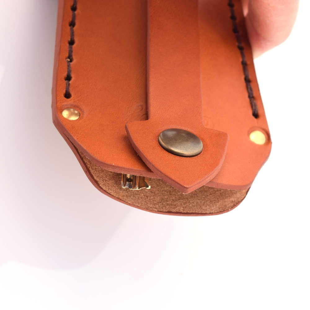 Etui Porte-Clé Cuir,iSpchen pochette porte clef étui à clés de